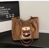 Bolso tote único, de nicho, elegante, vintage para niñas, nuevo modelo 2026, bolso de hombro para el día a día, bolso de gran capacidad para el trabajo