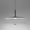 Lámpara colgante estilo minimalista para comedor y dormitorio, moderna simple creativa estilo nórdico LED platillo volador accesorio de iluminación estilo industrial para bar y mesa de comedor