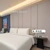 Atour 3.5 Mobiliário de Hotel Quarto Padrão Conjunto Completo de Porta-Malas para Quarto de Hóspedes, Dedicado para Pousadas, Apartamento com Cama de Casal Instalação de Moldura de TV
