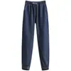 Tiro Real de Jeans de Mezclilla Tencel para Mujer, Estilo Delgado de Verano, Pantalones Harem Adelgazantes, Diseño a la Moda, Pantalones de Zanahoria Cortos, Otros