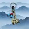 Machado de Dragão Estilo Chinês Pingente de Chaveiro de Metal Acessório Presente Decoração Artesanato Atacado de Alta Qualidade Ornamento para Pendurar Pequeno Presente