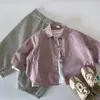 Camisa Infantil Maibao 2026 Otoño Nueva Estilo Coreano Camisa de Color Sólido para Niños Ropa de Primavera para Niños Ropa Infantil Huzhou Zhili