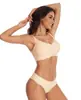 Sujetador Inalámbrico para Mujer Sin Costuras Soporte Sin Aros Push Up Bralettes Festoneados Cobertura Total Sujetadores Tipo Camiseta