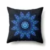 Funda de almohada de poliéster estilo folk bohemio nórdico decoración de coche impresión para el hogar funda de almohada de noche QTH23