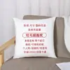 Almohada con logo personalizado a mapa promoción empresarial personalizada actividades regalo diy funda de almohada creativa exclusiva venta al por mayor