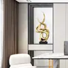 Adornos para Sala de Estar Grandes de Piso Decoraciones para el Hogar Oficina de Gama Alta Lujo Ligero Gabinete de TV de Gama Alta Inauguración de Casa Casa Nueva