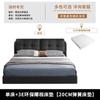 Cama Queen de Almacenamiento Tapizada de Lujo Ligero Estilo Italiano Color Crema 1.8m X 2m Elegante de Gama Alta Madera Maciza Cama de Arte en Cuero Cama de Boda