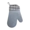 Guantes de Horno para Microondas de Exportación Cocina Silicona Horno Engrosado Algodón Resistente a Altas Temperaturas Impermeables Anti-quemaduras Guantes Aislamiento para Hornear