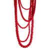 Para Nueva Moda Retro Collar de Cuentas Hecho a Mano Multicapa para Mujer Tendencia Elegante Exagerado Versátil Collar Venta al por Mayor