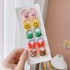 Cuerda para el cabello de dibujos animados para niños, linda banda de goma de cuero para la cabeza de la niña, cuerda que no daña el pulgar, banda para el cabello, accesorios para el cabello de Corea al por mayor