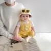 Enterizo Delgado de Verano para Bebés y Niños Pequeños, Mono Falso de Dos Piezas con Mangas Cortas para Bebé, Ropa de Verano, Pijamas, Ropa para Exteriores