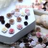 Celebridad de Internet Nueva Emulación Ins Relieve Arte de Uñas Usar Armadura Joyería Estilo Caliente Camelia Resina Tallada Suave Taladro de Uñas