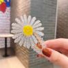 Novo Grampo Bico de Pato com Strass e Pérolas Xadrez Pente de Cabelo de Alta Qualidade Leve Luxo Temperamento Grampo de Cabelo Celebridade da Internet Grampo para Franja Cabelo Quebrado Lateral