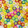 2024 Novo Europeu e Americano acessórios DIY contas de cerâmica mole de frutas contas de rosto sorridente 10mm contas de flores contas de cerâmica mole de rosto sorridente