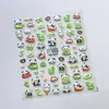 Tensor Infantil Bambú Panda Pegatinas para Uñas Mn299 Lindo Dibujo Animado Animal Suave Serie de Colaboración Mn
