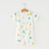 Mono de manga corta para bebé Ropa de verano de algodón puro para bebé Pijama fino para bebé Ropa de verano para recién nacido Harper