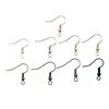 100 Piezas/paquete multicolor en 18x 19m accesorios para pendientes ganchos para orejas al por mayor material de hierro gancho para orejas regular