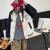 Ropa de Otoño para Niñas Chaqueta Gruesa con Felpa 2026 Nueva Elegante Chaqueta para Niños Niños Grandes Ropa de Invierno Chaqueta de Béisbol Moderna