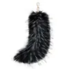 Bolsa de Cola de Zorro de Felpa Imitación Colgante para Llavero de Coche Joyería de Piel Accesorios de Cosplay Cola de Felpa
