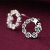 Personalizado Moda Doce Estrela Zircon Brincos de Diamante Brincos Geométricos Lucky Star Mori Meninas Brincos Acessórios de Orelha
