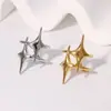 Anillo Geométrico Asimétrico de Moda para Viajar, Estilo Retro Minimalista Fresco Transfronterizo, Diseño de Nicho de Lujo Ligero de Gama Alta