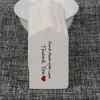350g Cartulina Blanca Joyería Papel Kraft Etiqueta para Hornear Etiqueta en Blanco Materiales Hechos a Mano DIY Accesorios Fabricante Mayorista