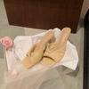 Sandálias de Salto Alto de Verão Novas para Mulheres, Estilo Celebridade da Internet, Sandálias Elegantes e Estilosas para Exterior, Sapatos Quadrados Versáteis para Mulheres para o Verão