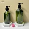Frasco de Limpador Facial Redondo com Ombro e Gargalo Longo de 100ml 200ml Frasco de Shampoo Boston de 300ml 500ml Frasco de Gel de Banho