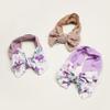 Diadema de Algodón con Estampado de Espiga Nuevo Europeo y Americano, Banda para el Cabello de Niños, Verano Fina de Color Sólido, Accesorios para el Cabello de Bebé, Pañuelo para la Cabeza de Niñas