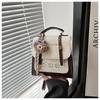 Bolso de nicho de alta gama 2025 nueva mochila plateada moda transfronteriza casual mochila de mujer