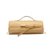 Nova Moda Cor Sólida Corrente de Fecho Bolsa de Ombro Único Grande Capacidade Transversal Bolsa de Mão Longa Simples Feminina Europeia Americana