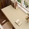 Alfombrilla de escritorio de lino estilo mid-century, una alfombrilla de escritorio sofisticada y vintage, adecuada para estudiar, usar una computadora, maquillarse o como alfombrilla de escritorio de oficina