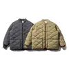 Northern Frontier Estilo Americano de Moda Marca 2025 Invierno Nuevo Estilo Patrón de Calabaza Chaqueta de Algodón Hombre Bolsillo Grande Abrigo de Algodón Cuello Alto Chaqueta Acolchada de Algodón
