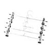 Cabide para calças cabide de roupas clipe para calças clipe ajustável para calças clipe para perna de calça cabide de metal espesso doméstico para calças clipe antiderrapante forte