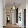 Ventas directas del fabricante de Zhongshan: Lámpara de araña de cristal transfronteriza para comedor, dormitorio, recibidor, barra de bar y pasillo en estilo retro americano