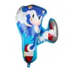Nuevos Globos de Película de Aluminio de Sonic Juguetes para Niños Globos de Decoración para Fiestas Venta al por Mayor