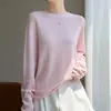 Suéter de punto sin costuras de una sola línea con cuello medio alto para mujer, delgado, suave, cómodo, cálido, suéter base de lana aterciopelada