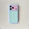 Diseño de lunares en bloques de color inspirado en la dopamina, adecuado para fundas de teléfono iPhone 18 Pro Max, Apple 17, lindo, creativo y para iPhone 15