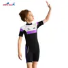 Nuevo Traje de Buceo Infantil 2.5mm de una Pieza Manga Corta Térmico para Niñas, Shorts Engrosados a Prueba de Frío para Surf y Snorkel