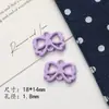 Pingente Duplo Laço Colorido Esmaltado em Liga Metálica Materiais para Acessórios de Joias para Pulseira Colar Brinco DIY