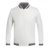 SD-9903#400G Marca de moda americana manga longa gola redonda zíper uniforme de beisebol casual confortável moda clássico imprimível