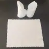 Toalla pequeña desechable gruesa de hotel restaurante blanca toalla de mano cuadrada sin pelusa absorbente paño de limpieza