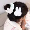 Presilha de Cabelo de Desenho Animado Miffy, Coelhinho Fofo, Tricotada, com Velcro para Mechas Laterais e Franja, Acessório de Cabelo Bb Estiloso e Requintado