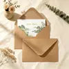 Ventas Directas de Fábrica Transfronterizo Simple en Blanco Retro Papel Kraft Sobres Tarjetas de Felicitación Postales Invitaciones Existencias Especiales Venta al por Mayor