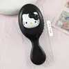 Peine de Airbag Dibujo Animado Lindo Moño Gatito Manija de Peine con Cojín de Aire Peine con Espejo Redondo Peine para Cabello Liso Peine Masajeador para el Cabello Peine para el Cabello
