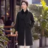 Abrigo de otoño transfronterizo para madres, rejuvenecedor 2026, abrigo versátil casual de corte ajustado talla grande para mujeres de mediana edad y mayores para otoño e invierno