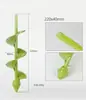 Aflojador de Tierra para Jardín Flor de Lila Broca Barrena Herramienta para Cavar y Plantar Broca Helicoidal de Acero para Tierra Accesorios