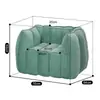 Sofá Pequeño para Niños, Silla con Respaldo de Calabaza, Rincón de Lectura para Dormitorio de Apartamento Pequeño, Lindo Perezoso Individual