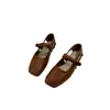 Sandálias Mary Jane de Solado Macio para Mulheres, Sapatilhas com Recortes Rasos Verão 2026, Sapatos da Moda Estilo Francês