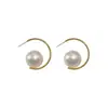Pendientes de Perla Exagerados y Grandes con Diseño Único, Sensación de Alta Gama y Exquisitos Pasadores que Realzan la Elegancia, Populares entre Celebridades de Internet, Pendientes de Lujo Ligero